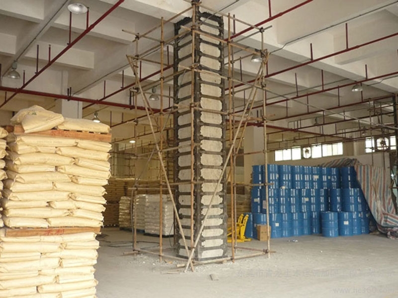 柱加固現(xiàn)場(chǎng)